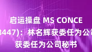 启运操盘 MS CONCEPT(08447)：林名辉获委任为公司秘书