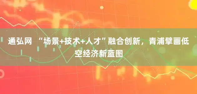 通弘网  “场景+技术+人才”融合创新，青浦擘画低空经济新蓝图
